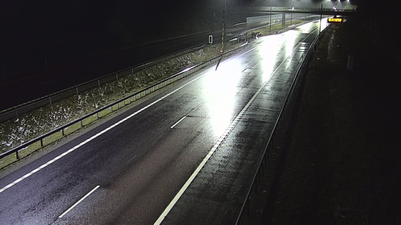 Weather Camera Image Väg 7 Vederlax, Vaalimaan tunneli, bom väst, Virolahti, Kymenlaakso