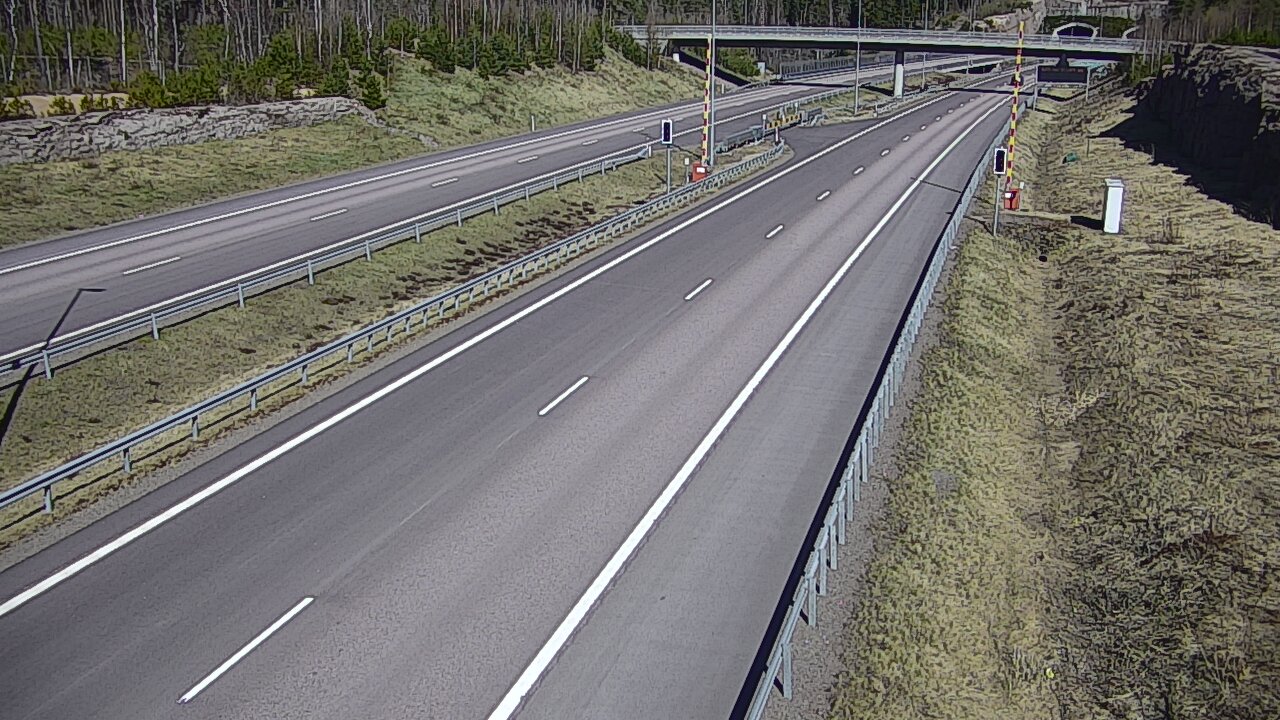 Kelikamerat Kuva Tie 7 Virolahti, Vaalimaan tunneli, puomi länsi, Virolahti, Kymenlaakso
