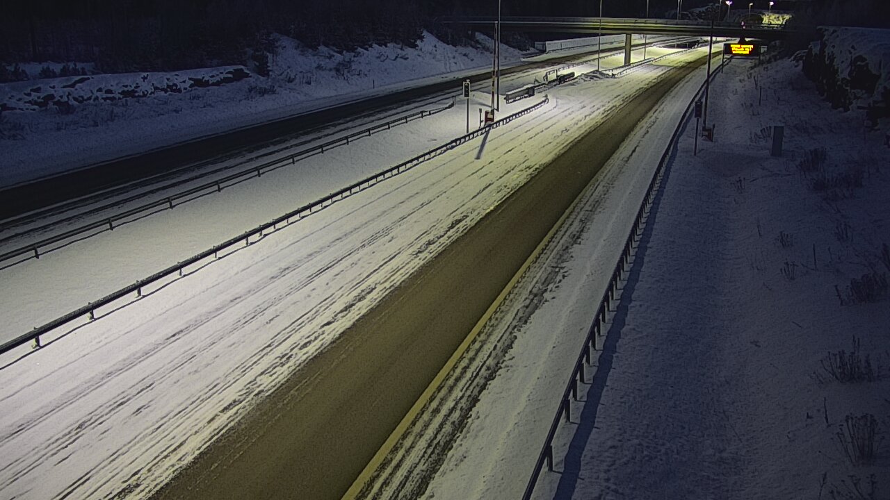 Kelikamerat Kuva Tie 7 Virolahti, Vaalimaan tunneli, puomi länsi, Virolahti, Kymenlaakso