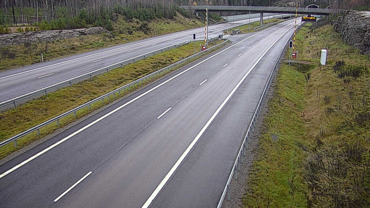 Weather Camera Image Road 7 Virolahti, Vaalimaan tunneli, boom west, Virolahti, Kymenlaakso