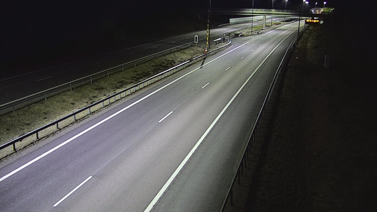 Weather Camera Image Road 7 Virolahti, Vaalimaan tunneli, boom west, Virolahti, Kymenlaakso
