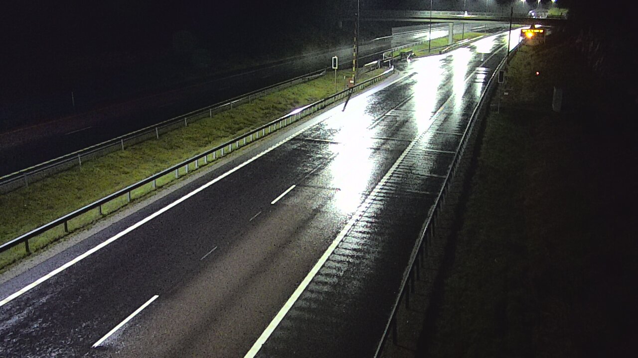 Weather Camera Image Väg 7 Vederlax, Vaalimaan tunneli, bom väst, Virolahti, Kymenlaakso