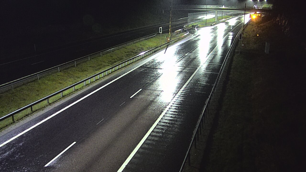 Weather Camera Image Väg 7 Vederlax, Vaalimaan tunneli, bom väst, Virolahti, Kymenlaakso