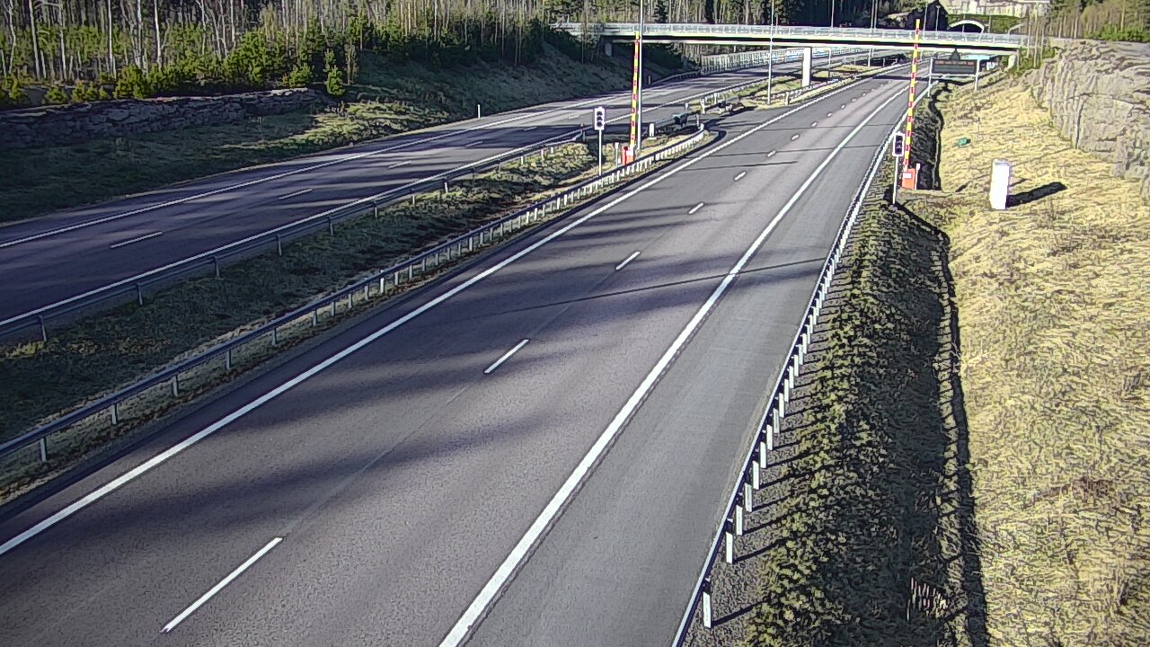 Kelikamerat Kuva Tie 7 Virolahti, Vaalimaan tunneli, puomi länsi, Virolahti, Kymenlaakso
