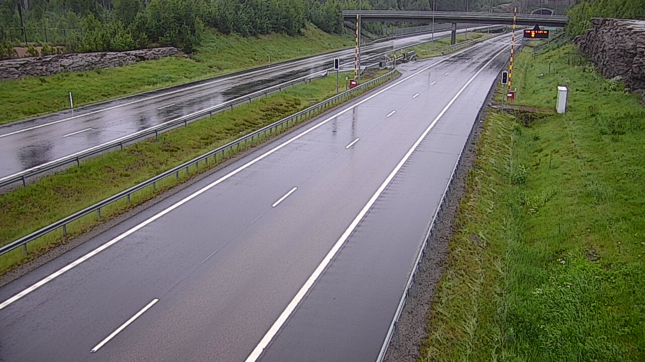 Kelikamerat Kuva Tie 7 Virolahti, Vaalimaan tunneli, puomi länsi, Virolahti, Kymenlaakso