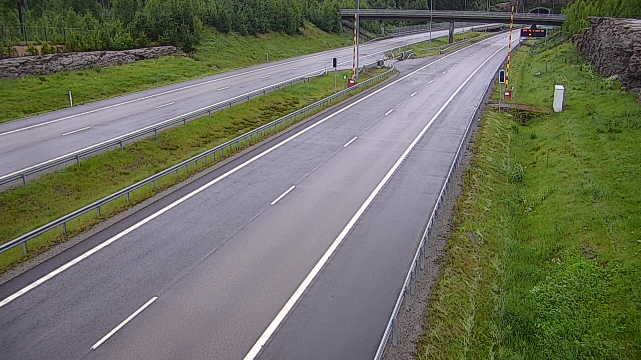 Kelikamerat Kuva Tie 7 Virolahti, Vaalimaan tunneli, puomi länsi, Virolahti, Kymenlaakso
