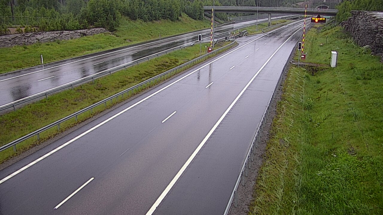 Kelikamerat Kuva Tie 7 Virolahti, Vaalimaan tunneli, puomi länsi, Virolahti, Kymenlaakso
