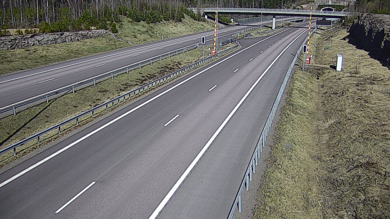 Kelikamerat Kuva Tie 7 Virolahti, Vaalimaan tunneli, puomi länsi, Virolahti, Kymenlaakso