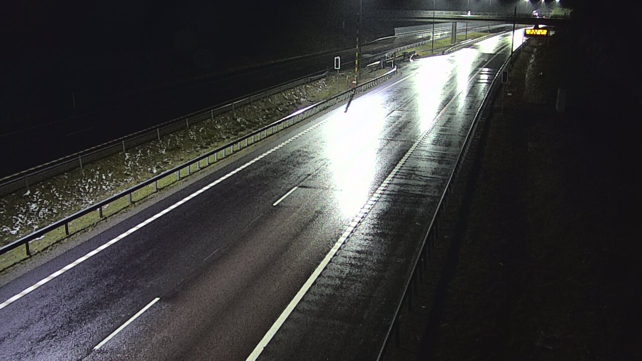 Weather Camera Image Väg 7 Vederlax, Vaalimaan tunneli, bom väst, Virolahti, Kymenlaakso