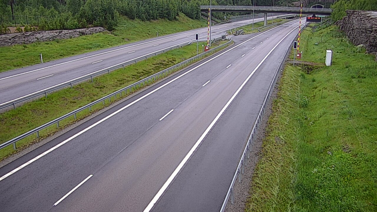Kelikamerat Kuva Tie 7 Virolahti, Vaalimaan tunneli, puomi länsi, Virolahti, Kymenlaakso