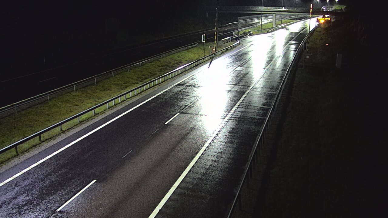 Weather Camera Image Väg 7 Vederlax, Vaalimaan tunneli, bom väst, Virolahti, Kymenlaakso