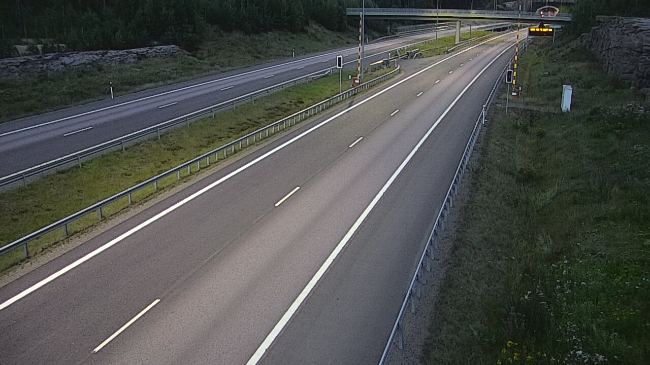 Kelikamerat Kuva Tie 7 Virolahti, Vaalimaan tunneli, puomi länsi, Virolahti, Kymenlaakso