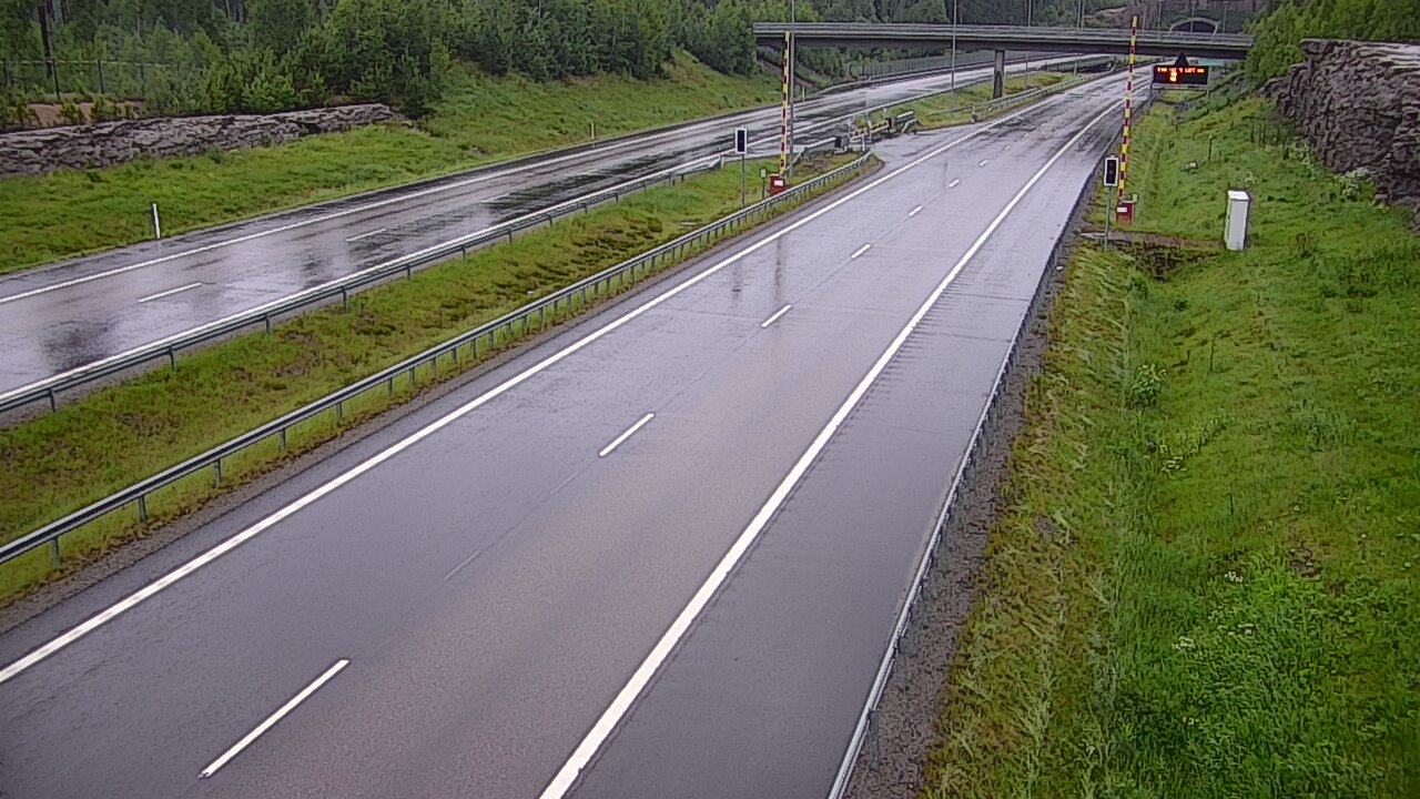 Kelikamerat Kuva Tie 7 Virolahti, Vaalimaan tunneli, puomi länsi, Virolahti, Kymenlaakso