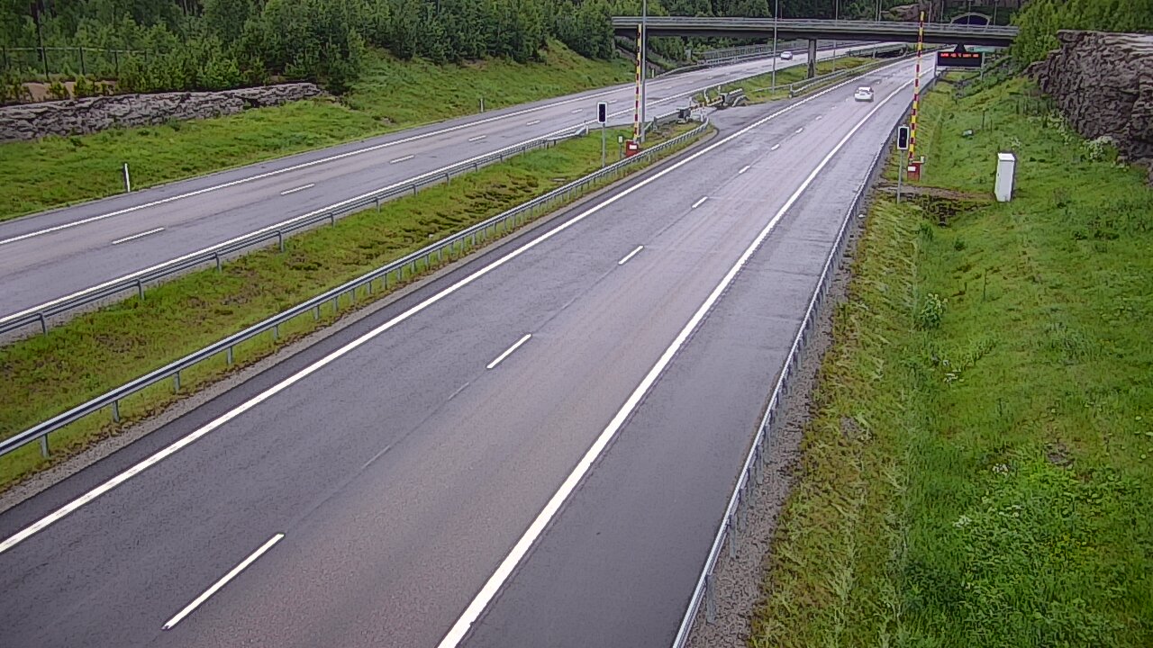 Kelikamerat Kuva Tie 7 Virolahti, Vaalimaan tunneli, puomi länsi, Virolahti, Kymenlaakso