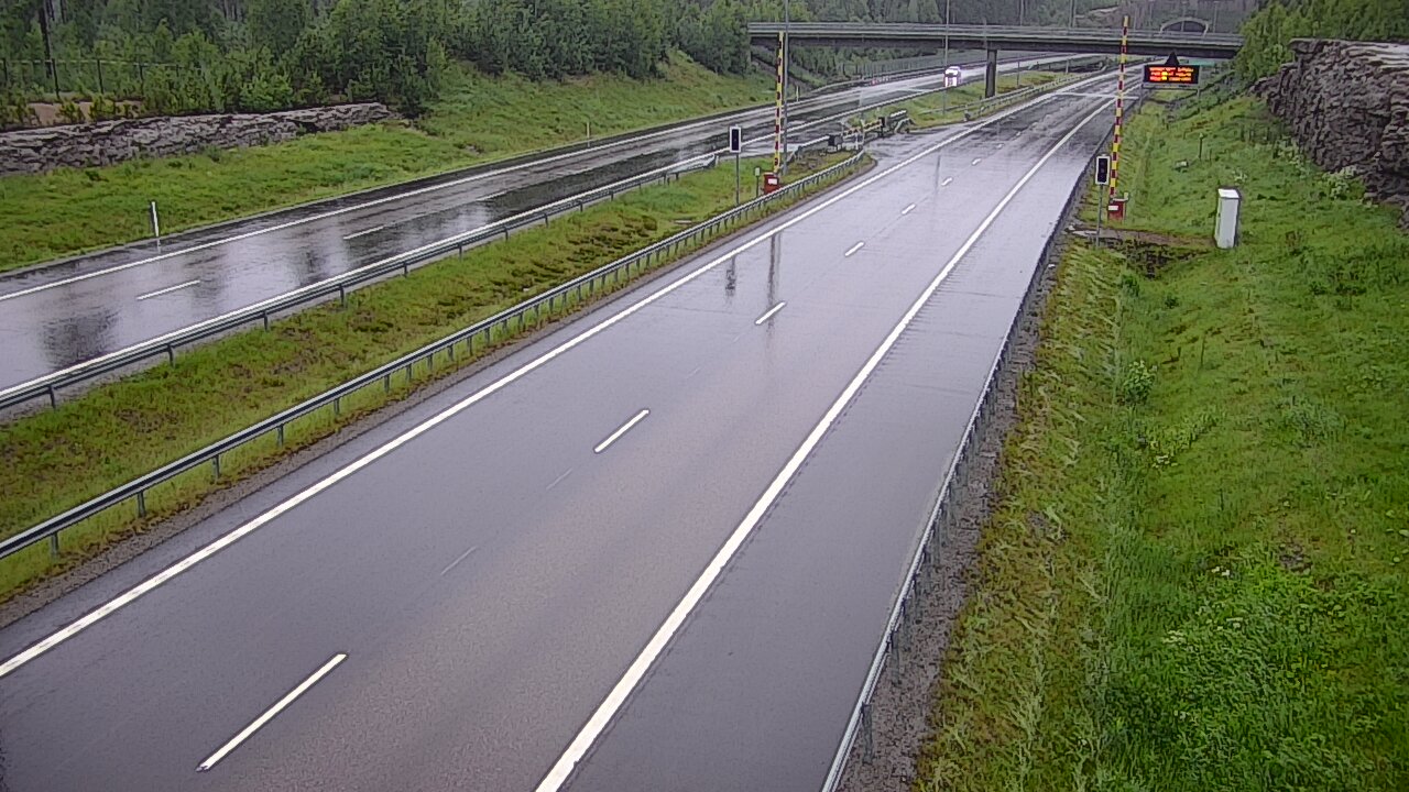 Kelikamerat Kuva Tie 7 Virolahti, Vaalimaan tunneli, puomi länsi, Virolahti, Kymenlaakso