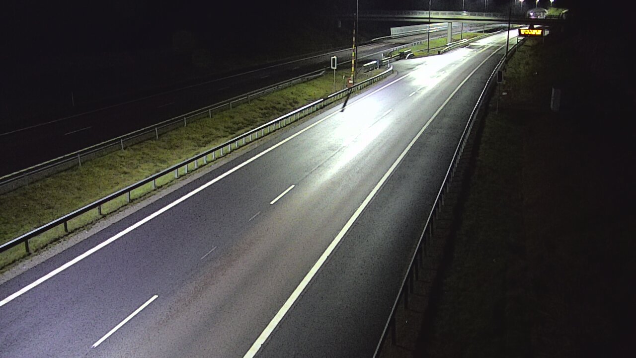 Weather Camera Image Road 7 Virolahti, Vaalimaan tunneli, boom west, Virolahti, Kymenlaakso