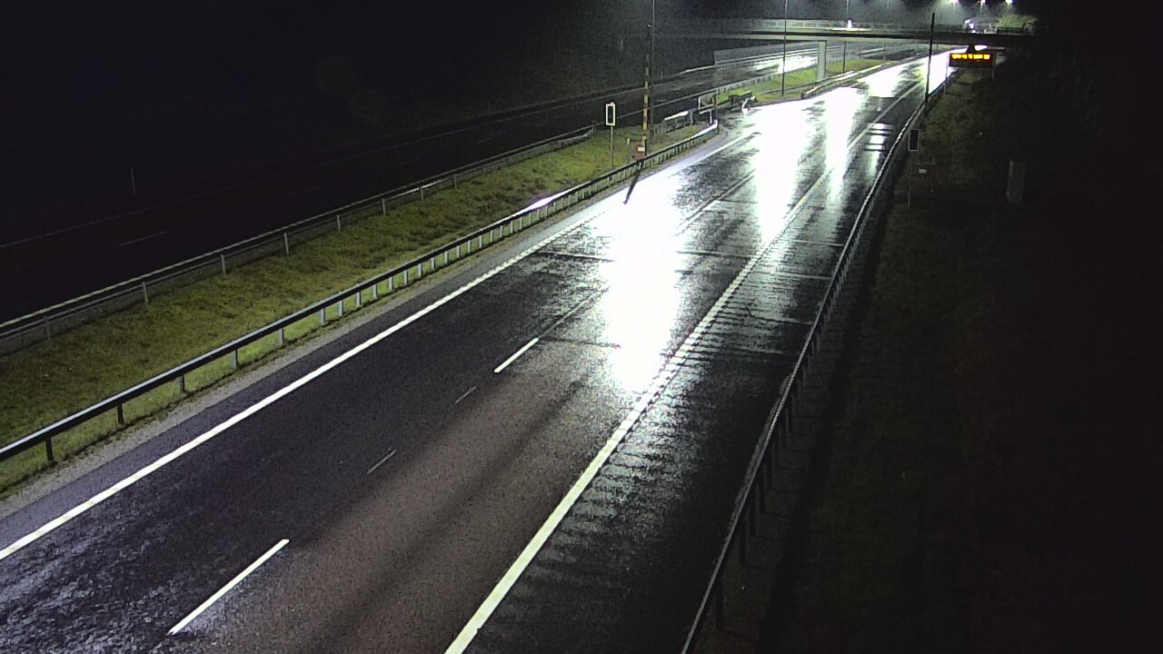 Weather Camera Image Väg 7 Vederlax, Vaalimaan tunneli, bom väst, Virolahti, Kymenlaakso