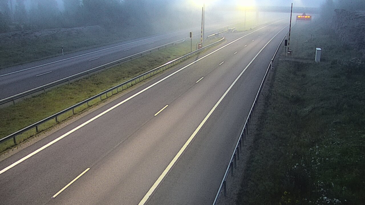 Kelikamerat Kuva Tie 7 Virolahti, Vaalimaan tunneli, puomi länsi, Virolahti, Kymenlaakso