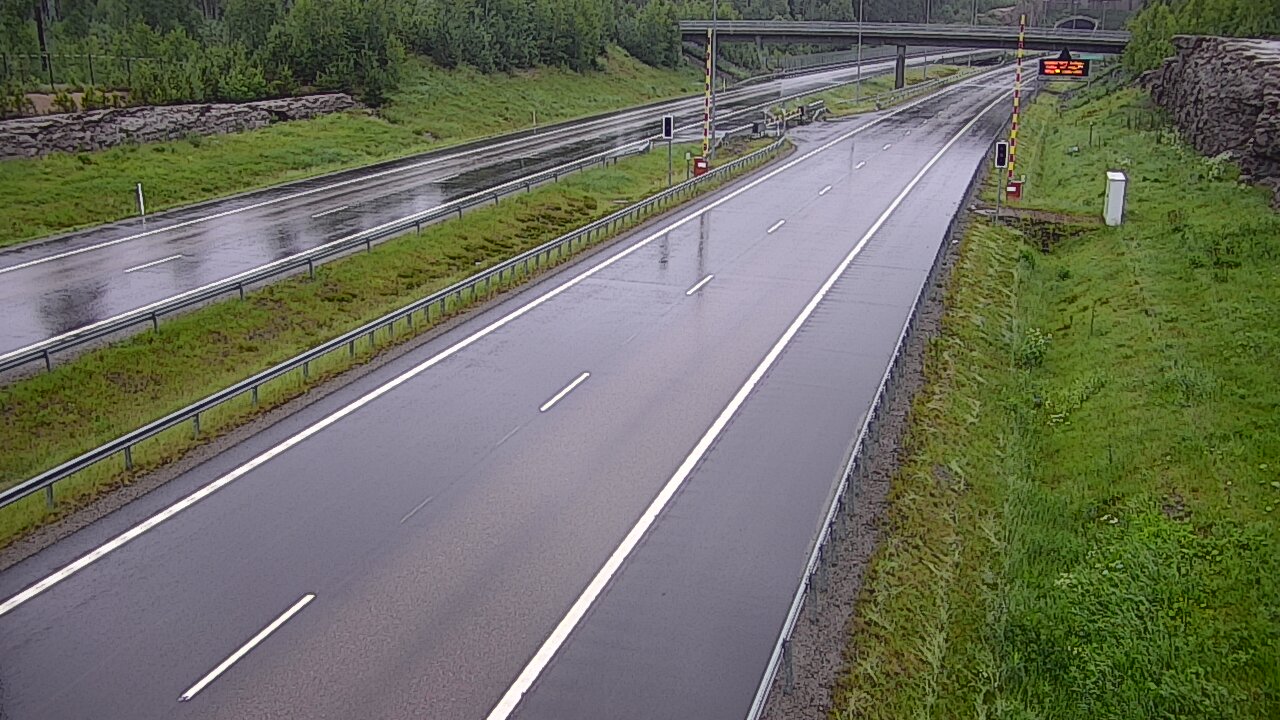 Kelikamerat Kuva Tie 7 Virolahti, Vaalimaan tunneli, puomi länsi, Virolahti, Kymenlaakso