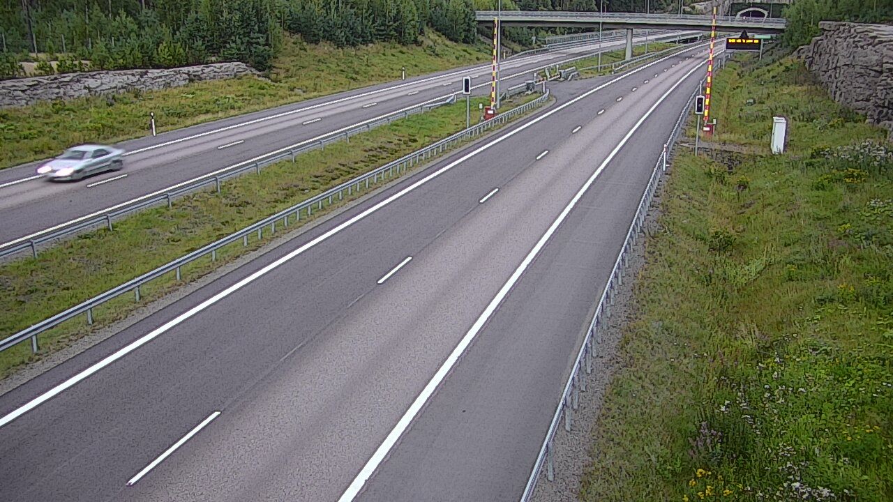 Kelikamerat Kuva Tie 7 Virolahti, Vaalimaan tunneli, puomi länsi, Virolahti, Kymenlaakso
