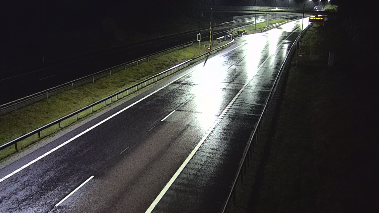 Weather Camera Image Road 7 Virolahti, Vaalimaan tunneli, boom west, Virolahti, Kymenlaakso