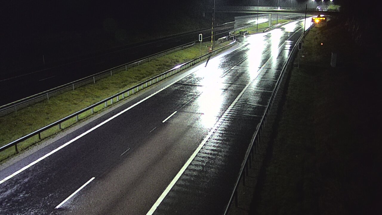 Weather Camera Image Väg 7 Vederlax, Vaalimaan tunneli, bom väst, Virolahti, Kymenlaakso