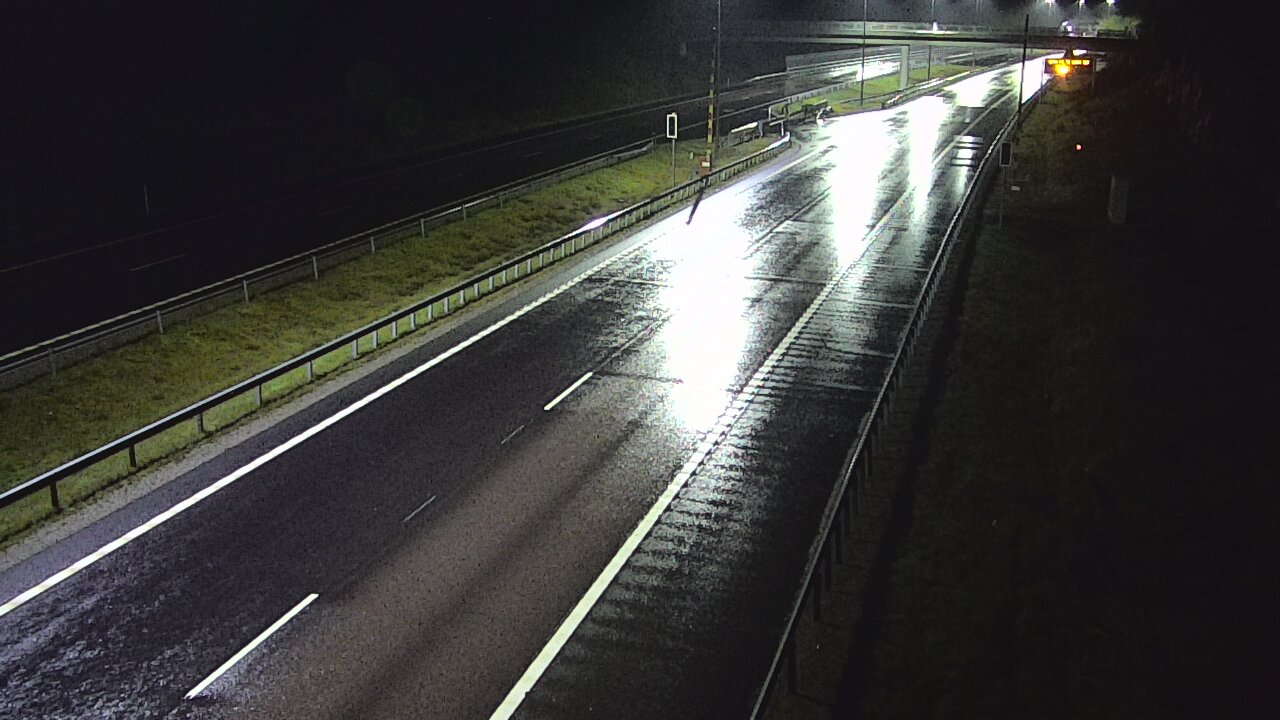 Weather Camera Image Väg 7 Vederlax, Vaalimaan tunneli, bom väst, Virolahti, Kymenlaakso