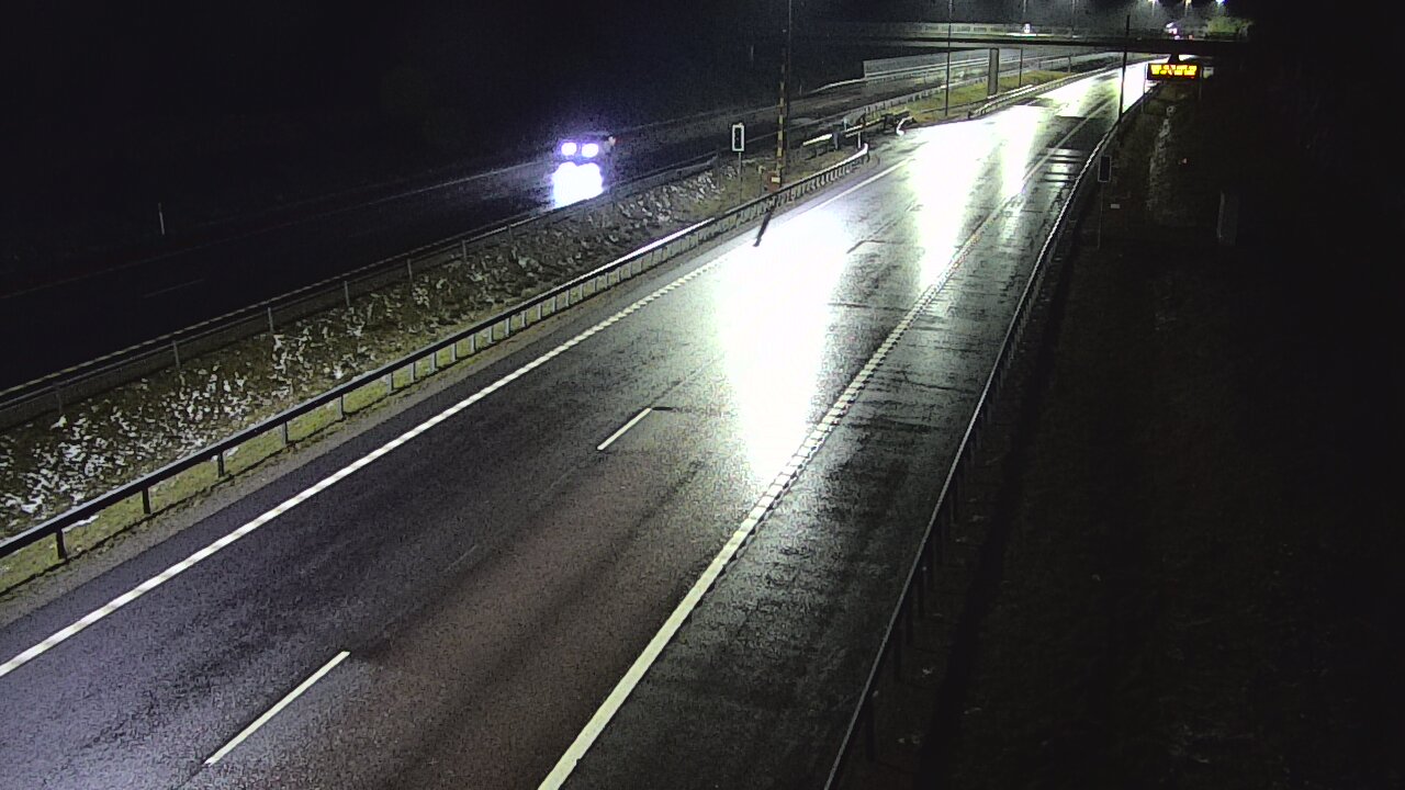 Weather Camera Image Väg 7 Vederlax, Vaalimaan tunneli, bom väst, Virolahti, Kymenlaakso