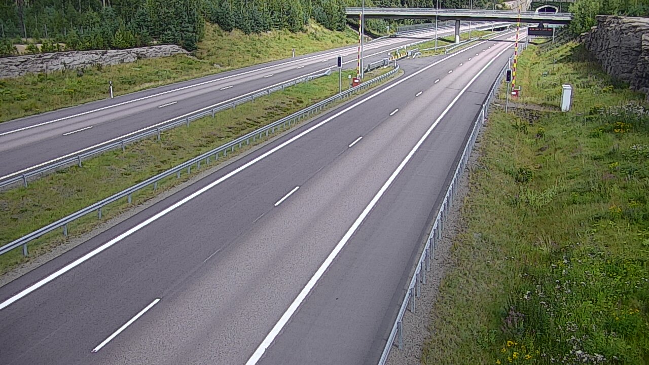 Kelikamerat Kuva Tie 7 Virolahti, Vaalimaan tunneli, puomi länsi, Virolahti, Kymenlaakso