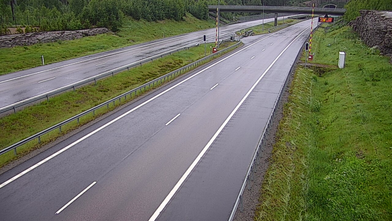 Kelikamerat Kuva Tie 7 Virolahti, Vaalimaan tunneli, puomi länsi, Virolahti, Kymenlaakso