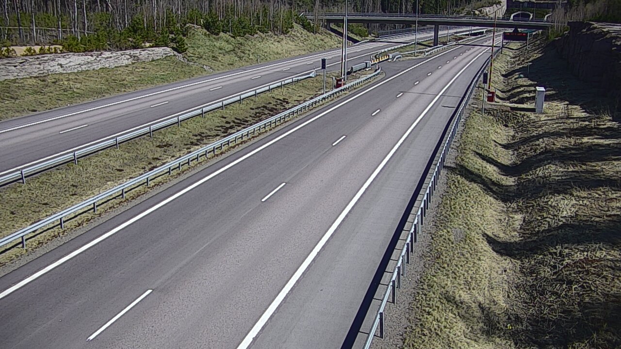 Kelikamerat Kuva Tie 7 Virolahti, Vaalimaan tunneli, puomi länsi, Virolahti, Kymenlaakso