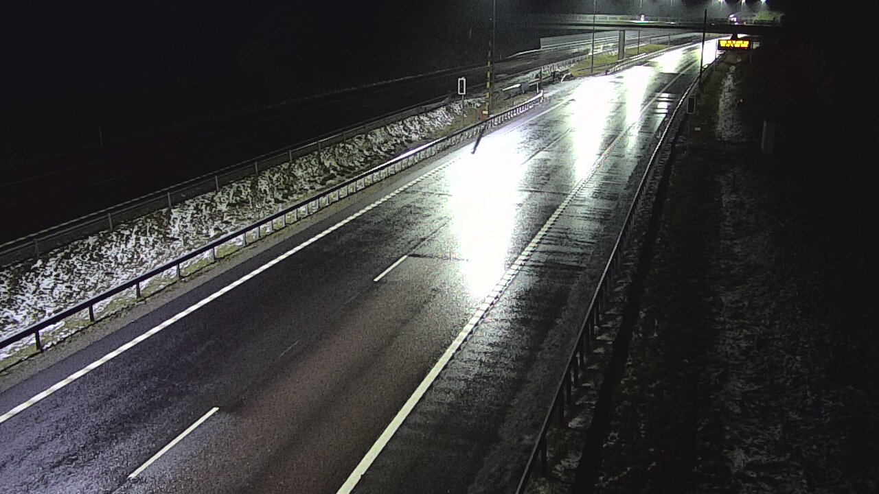 Weather Camera Image Väg 7 Vederlax, Vaalimaan tunneli, bom väst, Virolahti, Kymenlaakso