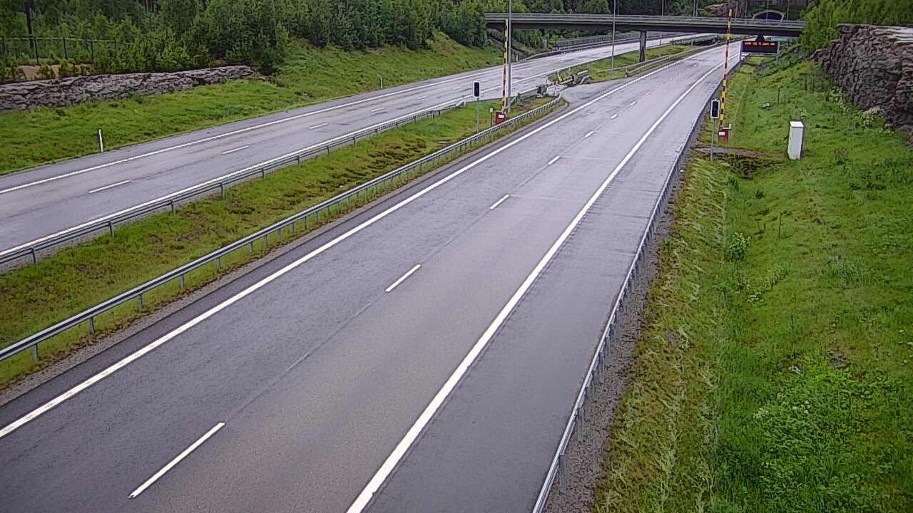 Kelikamerat Kuva Tie 7 Virolahti, Vaalimaan tunneli, puomi länsi, Virolahti, Kymenlaakso