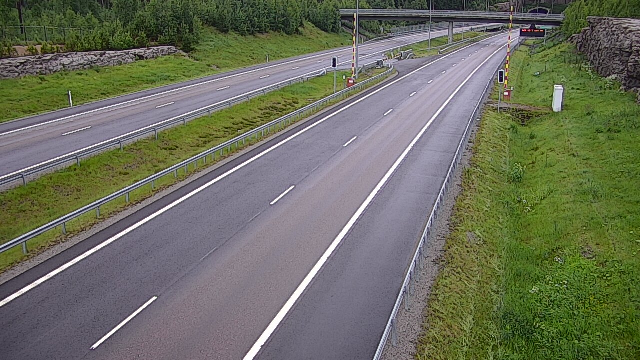 Kelikamerat Kuva Tie 7 Virolahti, Vaalimaan tunneli, puomi länsi, Virolahti, Kymenlaakso