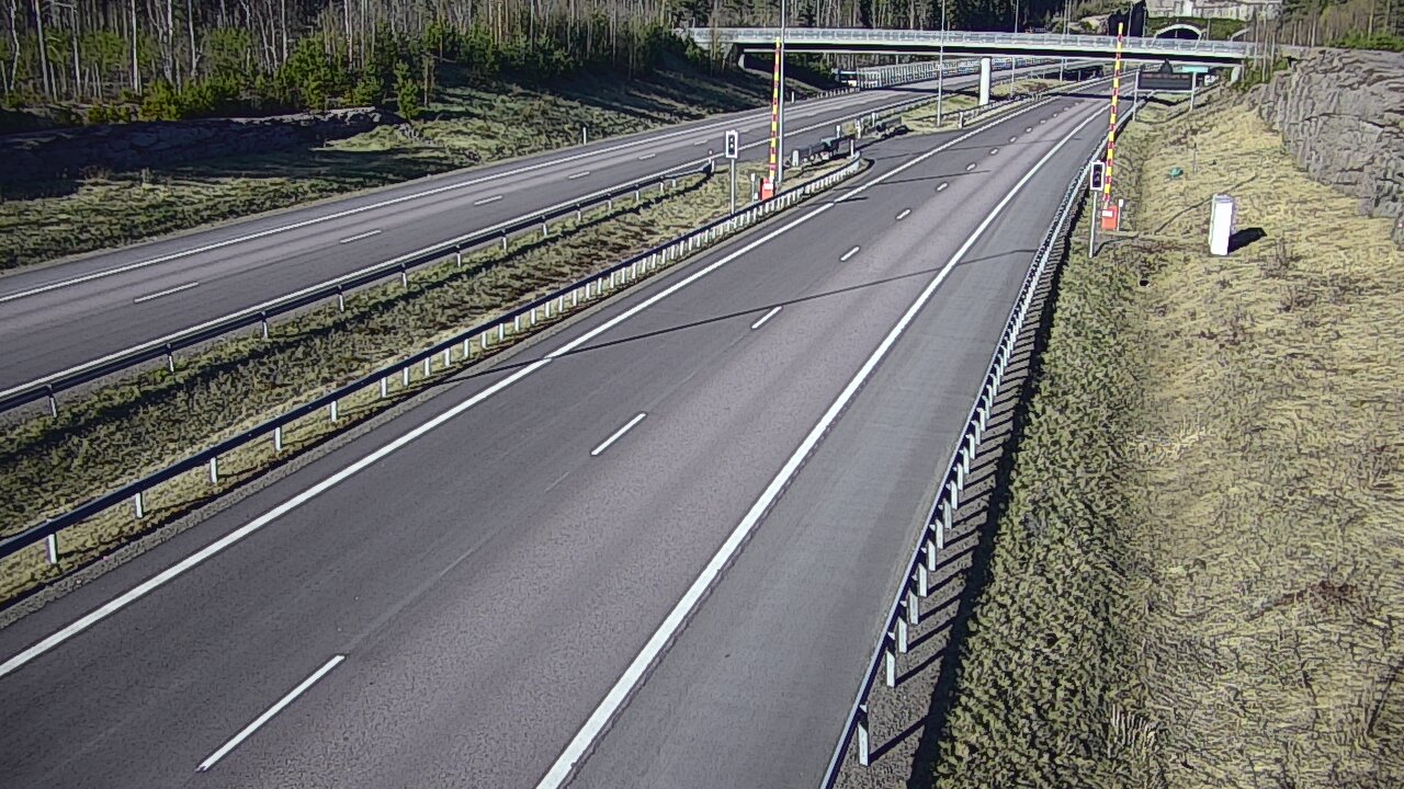 Kelikamerat Kuva Tie 7 Virolahti, Vaalimaan tunneli, puomi länsi, Virolahti, Kymenlaakso