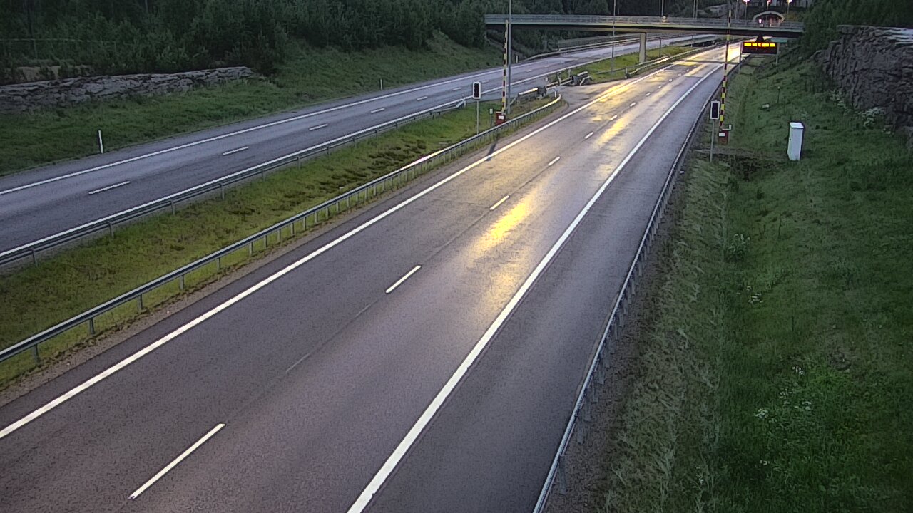 Kelikamerat Kuva Tie 7 Virolahti, Vaalimaan tunneli, puomi länsi, Virolahti, Kymenlaakso