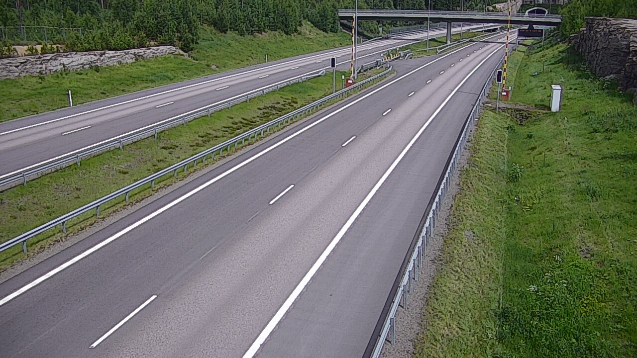 Kelikamerat Kuva Tie 7 Virolahti, Vaalimaan tunneli, puomi länsi, Virolahti, Kymenlaakso