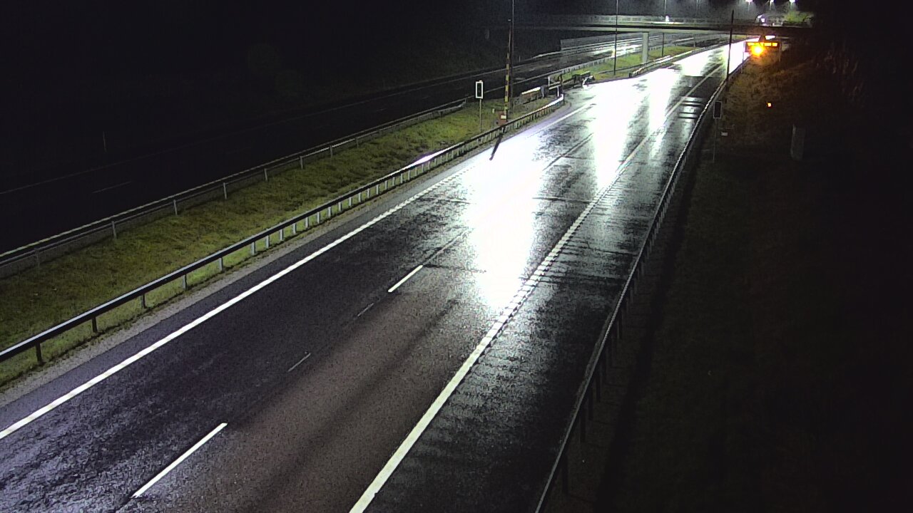 Weather Camera Image Väg 7 Vederlax, Vaalimaan tunneli, bom väst, Virolahti, Kymenlaakso