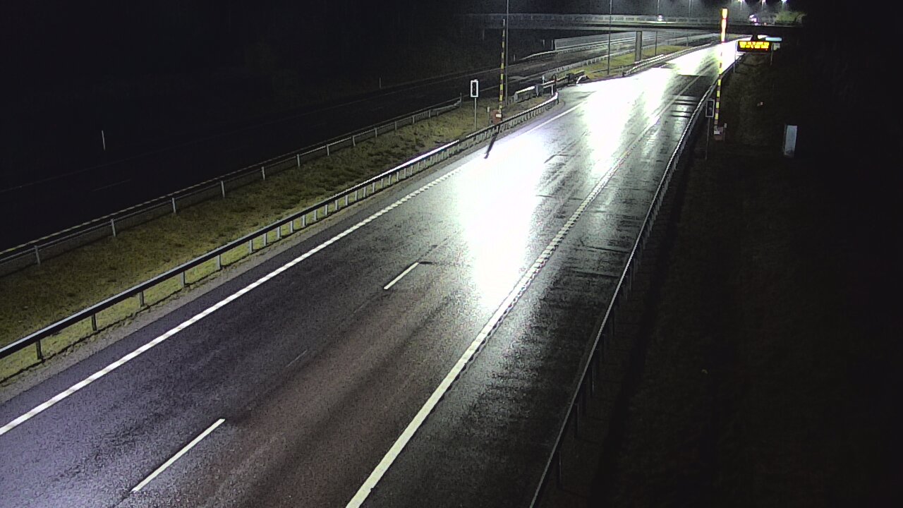 Weather Camera Image Road 7 Virolahti, Vaalimaan tunneli, boom west, Virolahti, Kymenlaakso