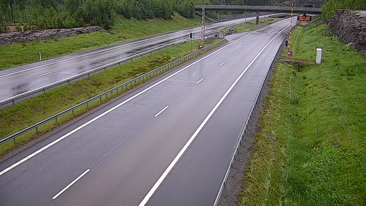 Kelikamerat Kuva Tie 7 Virolahti, Vaalimaan tunneli, puomi länsi, Virolahti, Kymenlaakso