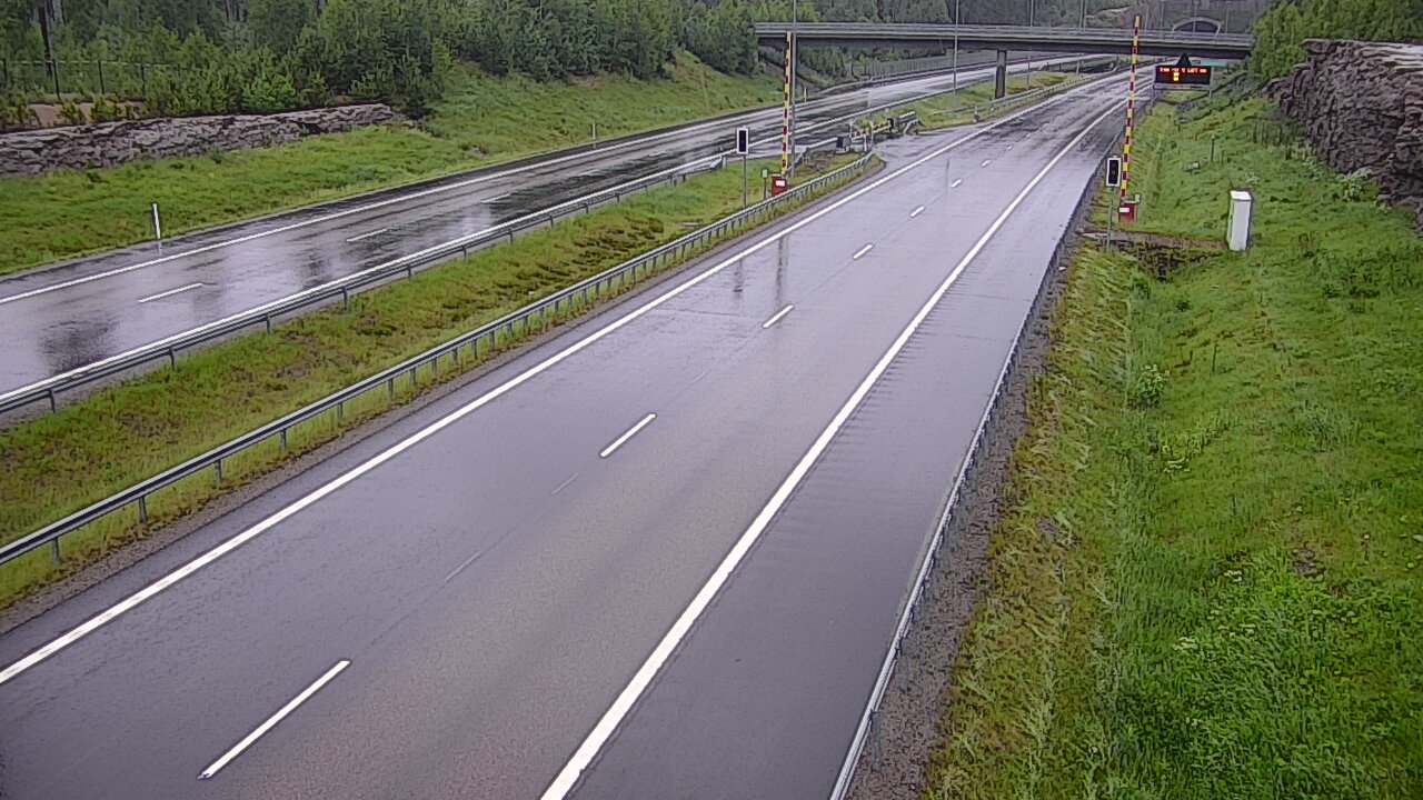 Kelikamerat Kuva Tie 7 Virolahti, Vaalimaan tunneli, puomi länsi, Virolahti, Kymenlaakso