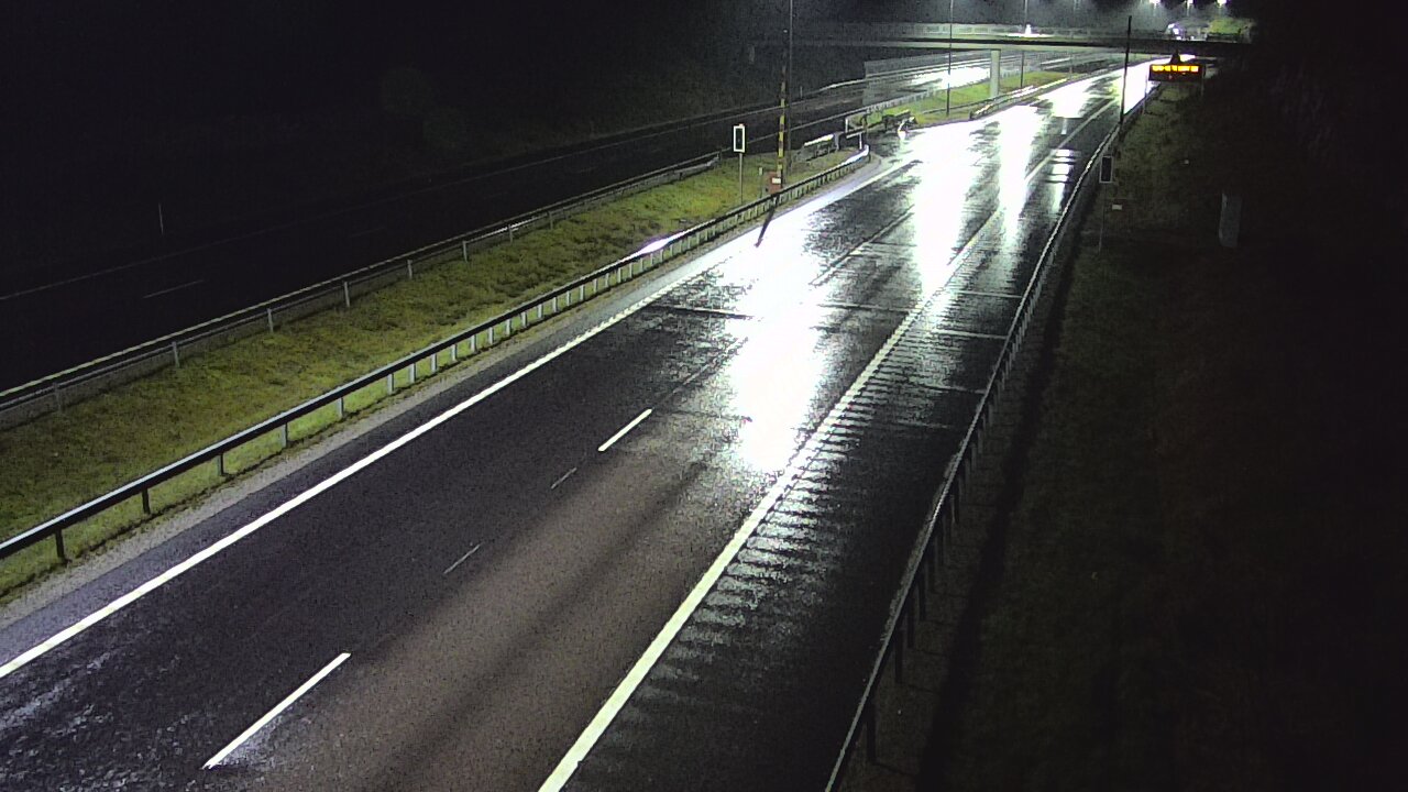 Weather Camera Image Väg 7 Vederlax, Vaalimaan tunneli, bom väst, Virolahti, Kymenlaakso