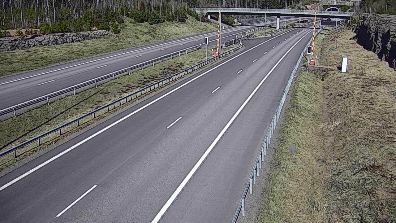 Kelikamerat Kuva Tie 7 Virolahti, Vaalimaan tunneli, puomi länsi, Virolahti, Kymenlaakso