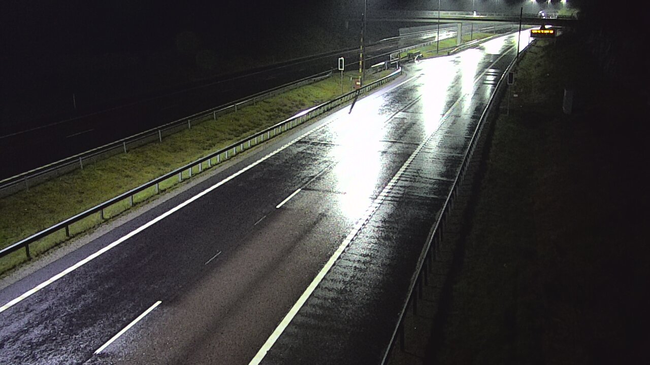 Weather Camera Image Väg 7 Vederlax, Vaalimaan tunneli, bom väst, Virolahti, Kymenlaakso