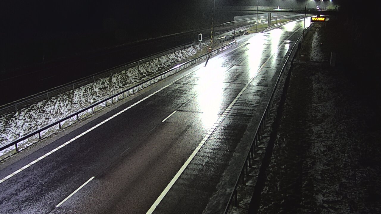 Weather Camera Image Väg 7 Vederlax, Vaalimaan tunneli, bom väst, Virolahti, Kymenlaakso