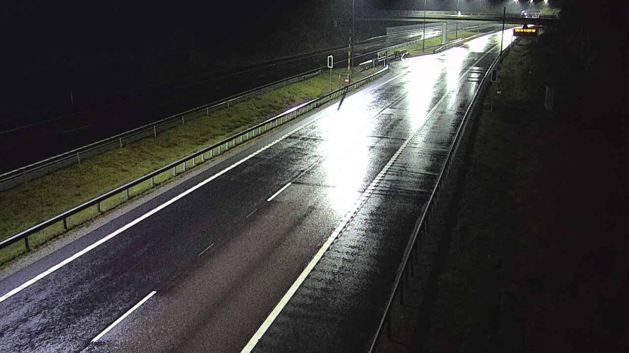 Weather Camera Image Väg 7 Vederlax, Vaalimaan tunneli, bom väst, Virolahti, Kymenlaakso