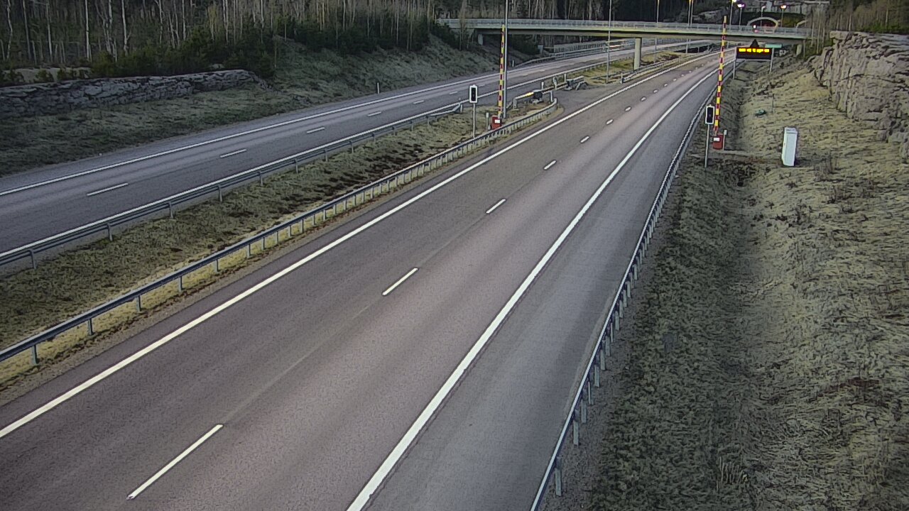 Kelikamerat Kuva Tie 7 Virolahti, Vaalimaan tunneli, puomi länsi, Virolahti, Kymenlaakso