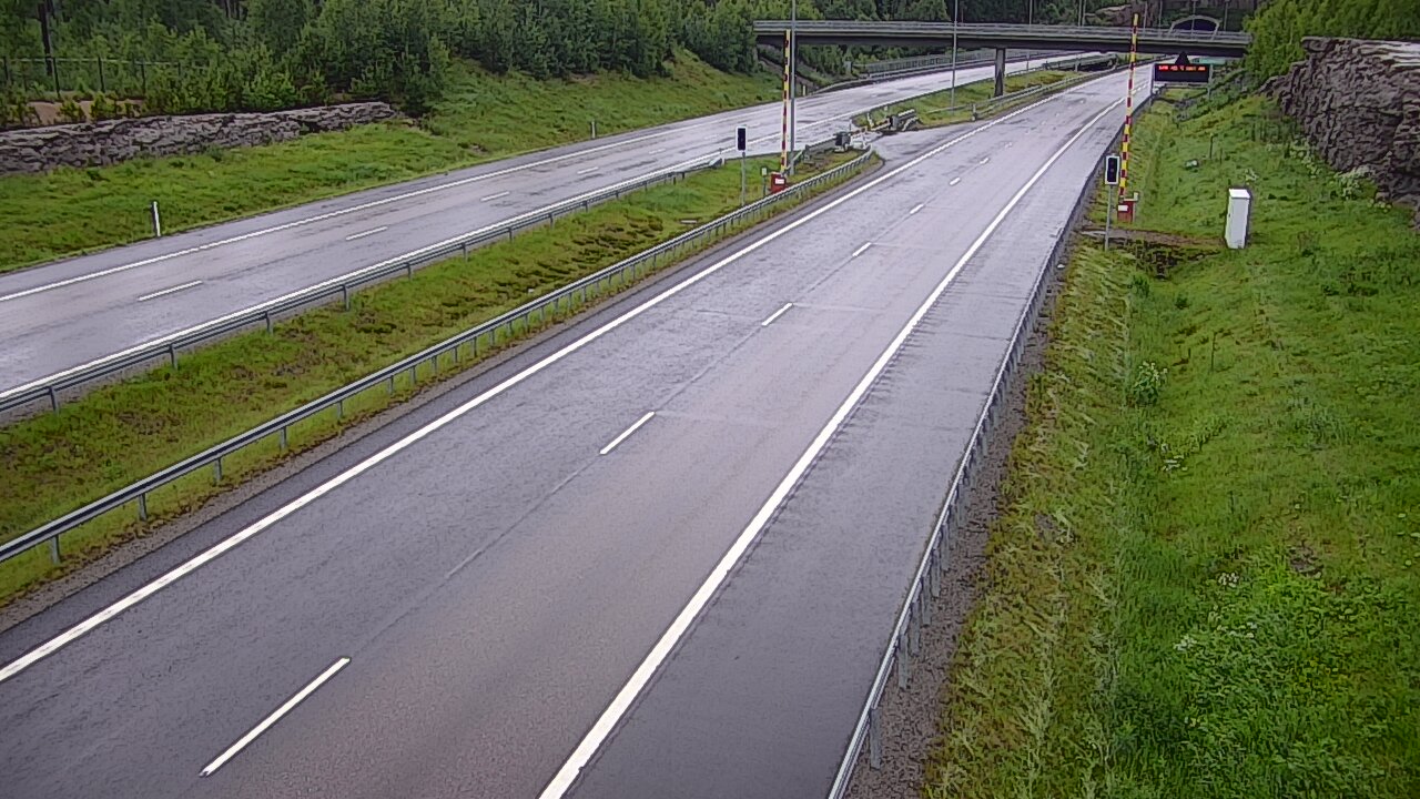 Kelikamerat Kuva Tie 7 Virolahti, Vaalimaan tunneli, puomi länsi, Virolahti, Kymenlaakso