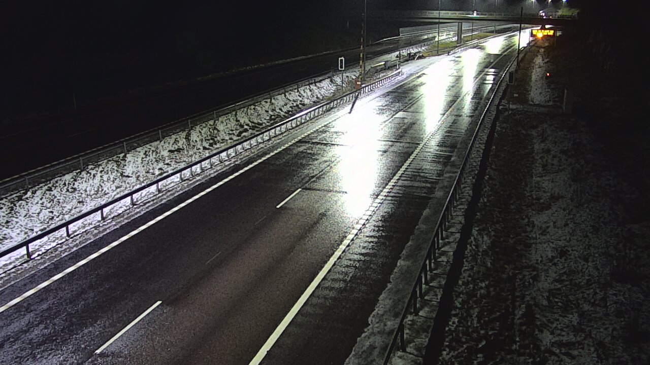 Weather Camera Image Väg 7 Vederlax, Vaalimaan tunneli, bom väst, Virolahti, Kymenlaakso