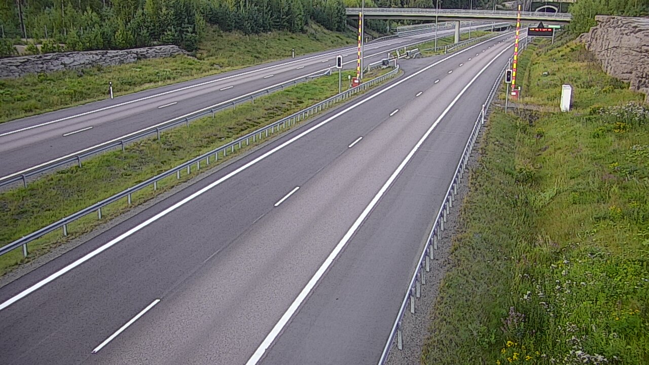 Kelikamerat Kuva Tie 7 Virolahti, Vaalimaan tunneli, puomi länsi, Virolahti, Kymenlaakso